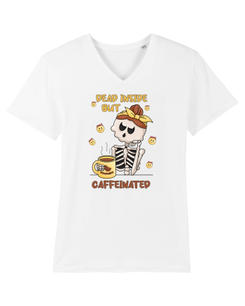 pentru mamele iubitoare de cafea - Dead inside but caffeinated White