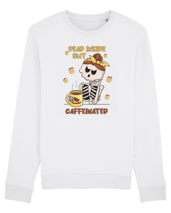 pentru mamele iubitoare de cafea - Dead inside but caffeinated White