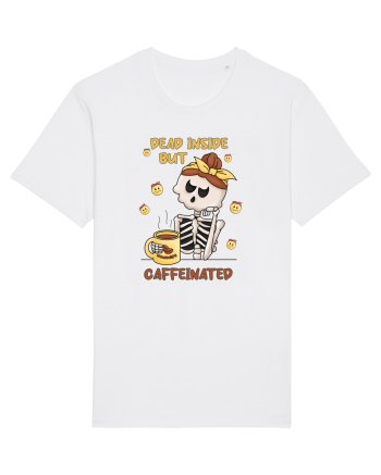 pentru mamele iubitoare de cafea - Dead inside but caffeinated White