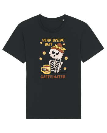pentru mamele iubitoare de cafea - Dead inside but caffeinated Black