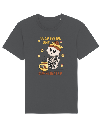 pentru mamele iubitoare de cafea - Dead inside but caffeinated Anthracite