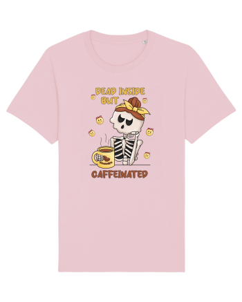pentru mamele iubitoare de cafea - Dead inside but caffeinated Cotton Pink