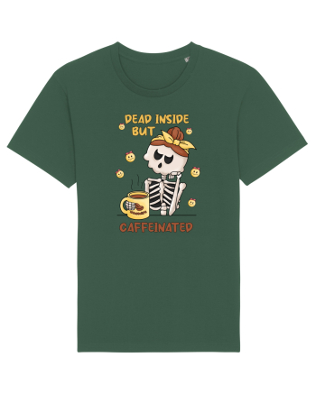 pentru mamele iubitoare de cafea - Dead inside but caffeinated Bottle Green