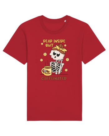 pentru mamele iubitoare de cafea - Dead inside but caffeinated Red