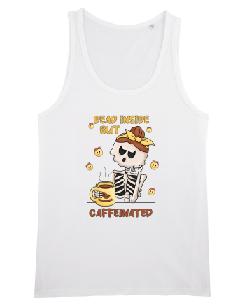 pentru mamele iubitoare de cafea - Dead inside but caffeinated White