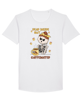 pentru mamele iubitoare de cafea - Dead inside but caffeinated White