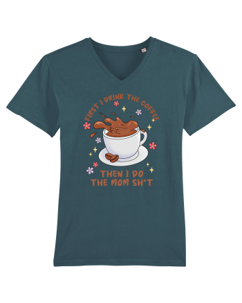 pentru mamele iubitoare de cafea - First I drink the coffee Stargazer