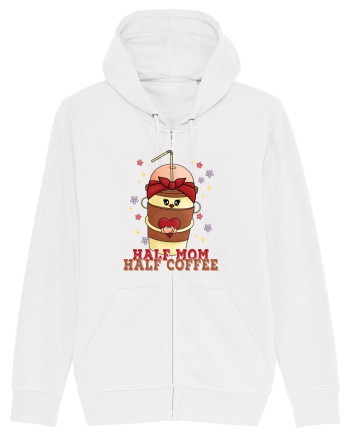 pentru mamele iubitoare de cafea - Half mom half coffee White