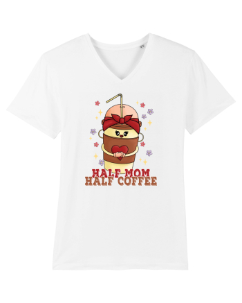 pentru mamele iubitoare de cafea - Half mom half coffee White