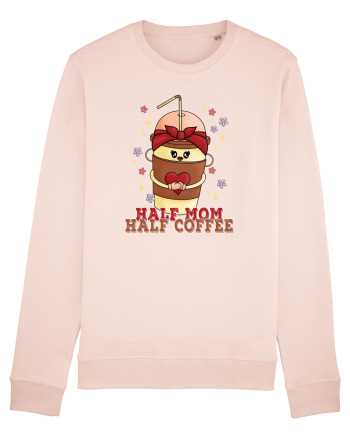 pentru mamele iubitoare de cafea - Half mom half coffee Candy Pink