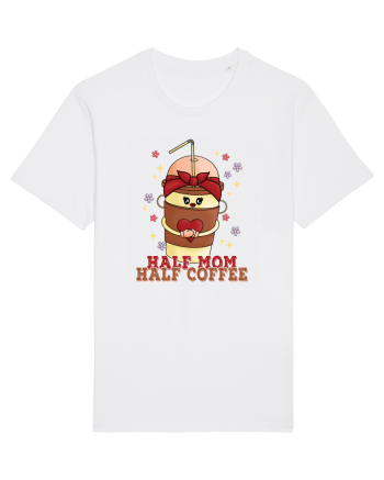 pentru mamele iubitoare de cafea - Half mom half coffee White