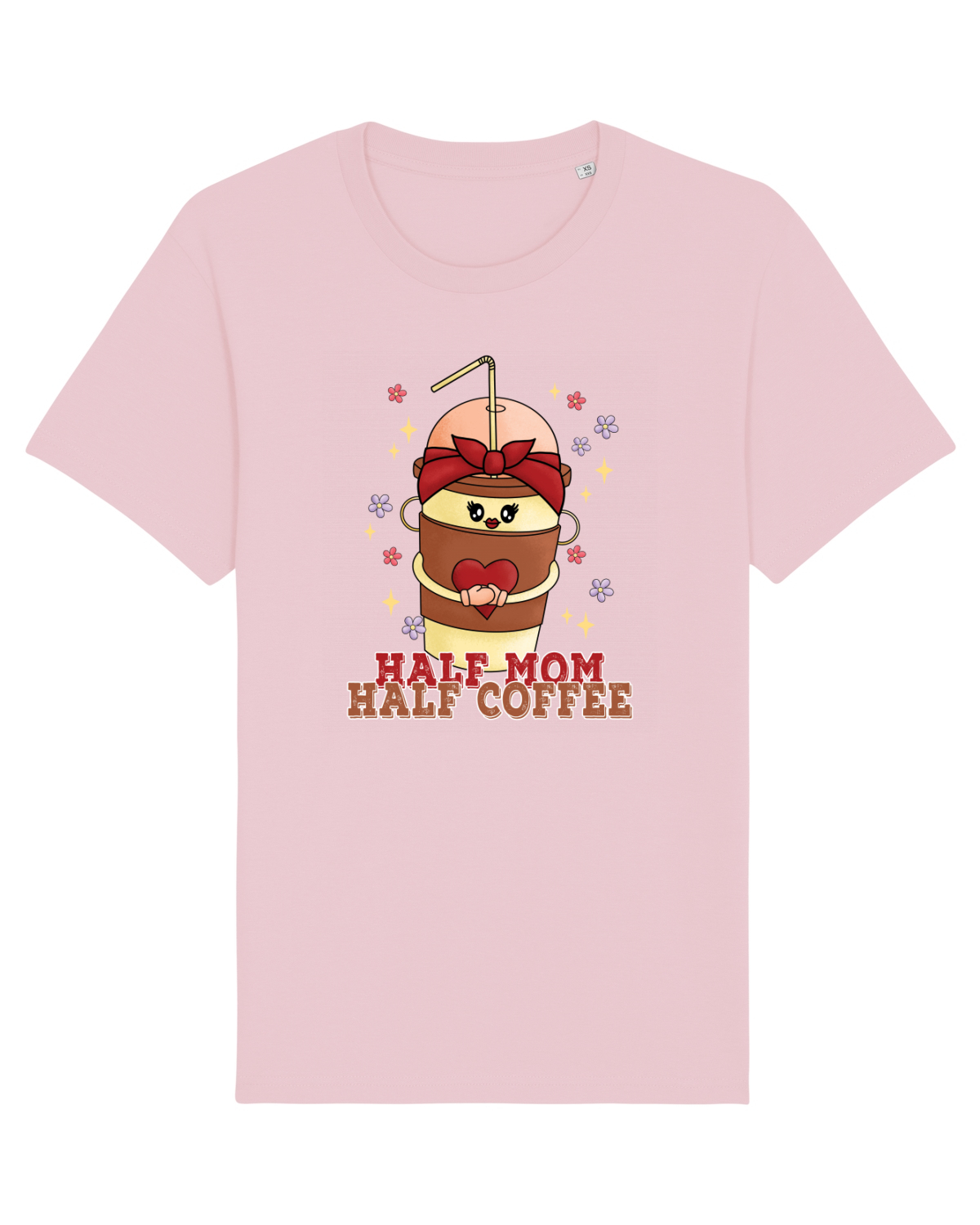 Tricou mânecă scurtă Unisex Rocker Cotton Pink