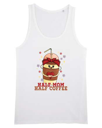 pentru mamele iubitoare de cafea - Half mom half coffee White