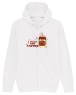 pentru mamele iubitoare de cafea - I need more coffee Hanorac cu fermoar Unisex Connector