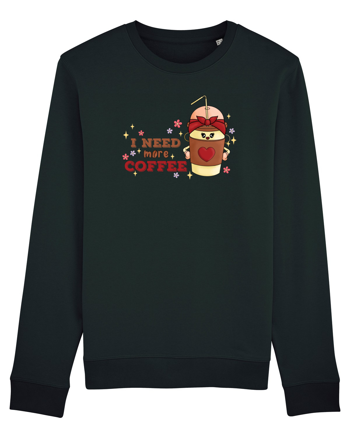Bluză mânecă lungă Unisex Rise Black