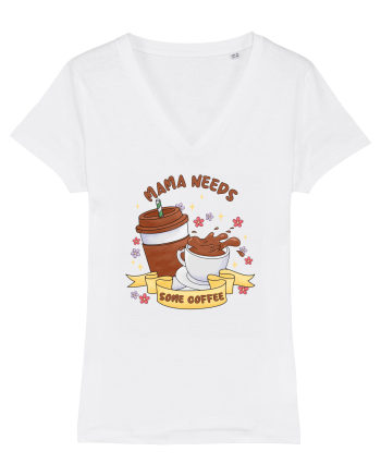 pentru mamele iubitoare de cafea - Mama needs some coffee White