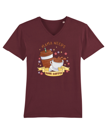 pentru mamele iubitoare de cafea - Mama needs some coffee Burgundy