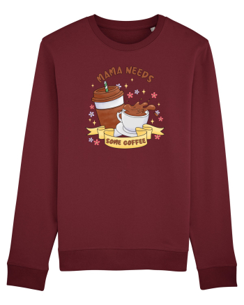pentru mamele iubitoare de cafea - Mama needs some coffee Burgundy