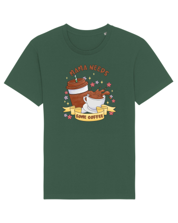pentru mamele iubitoare de cafea - Mama needs some coffee Bottle Green