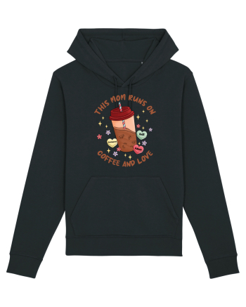 pentru mamele iubitoare de cafea - This mom runs on coffee and love Black