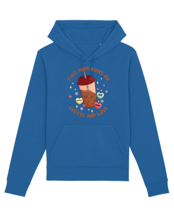 pentru mamele iubitoare de cafea - This mom runs on coffee and love Royal Blue