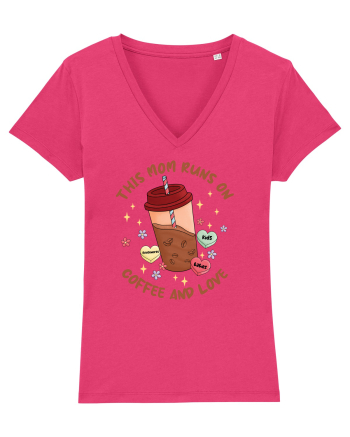 pentru mamele iubitoare de cafea - This mom runs on coffee and love Raspberry