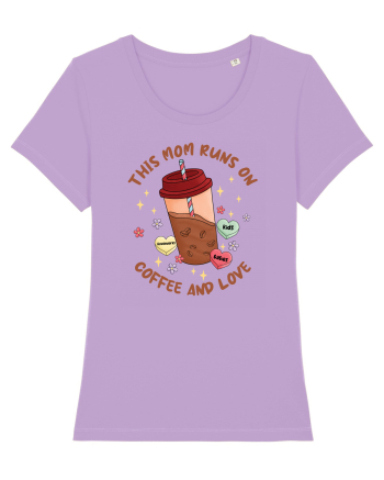 pentru mamele iubitoare de cafea - This mom runs on coffee and love Lavender Dawn