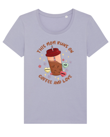 pentru mamele iubitoare de cafea - This mom runs on coffee and love Lavender
