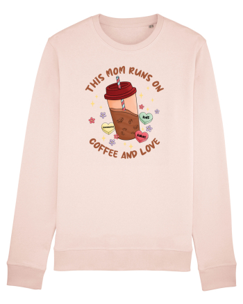 pentru mamele iubitoare de cafea - This mom runs on coffee and love Candy Pink