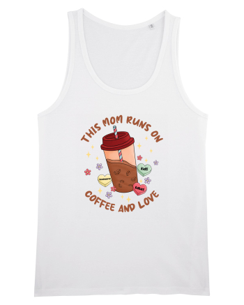 pentru mamele iubitoare de cafea - This mom runs on coffee and love White