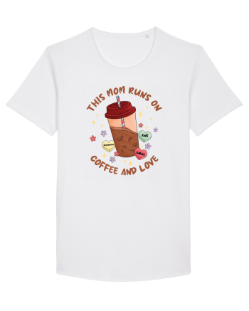 pentru mamele iubitoare de cafea - This mom runs on coffee and love White