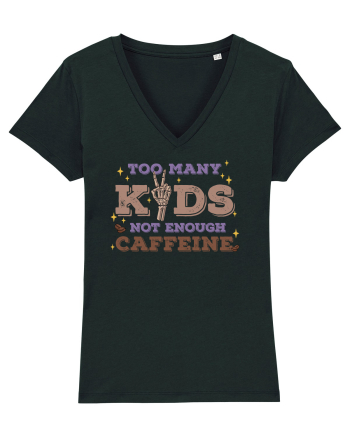pentru mamele iubitoare de cafea - Too many kids not enough caffeine Black