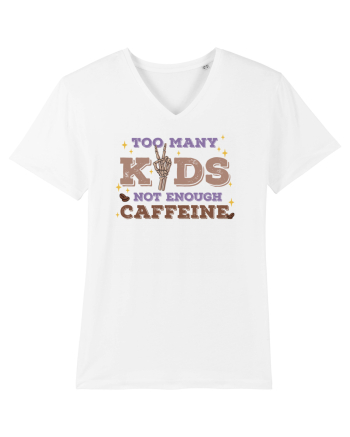 pentru mamele iubitoare de cafea - Too many kids not enough caffeine White
