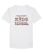 pentru mamele iubitoare de cafea - Too many kids not enough caffeine Tricou mânecă scurtă guler larg Bărbat Skater