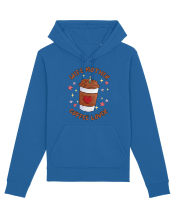 pentru mamele iubitoare de cafea - Wife mother coffee lover Royal Blue
