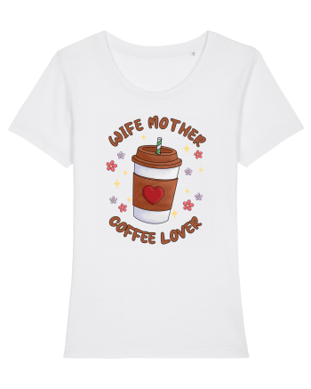 pentru mamele iubitoare de cafea - Wife mother coffee lover White