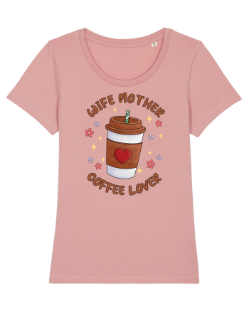 pentru mamele iubitoare de cafea - Wife mother coffee lover Canyon Pink