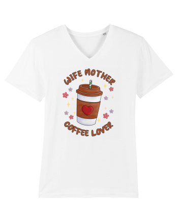 pentru mamele iubitoare de cafea - Wife mother coffee lover White