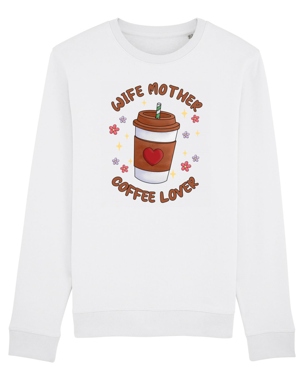 Bluză mânecă lungă Unisex Rise White