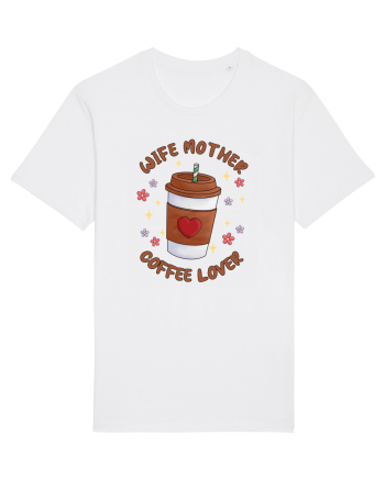 pentru mamele iubitoare de cafea - Wife mother coffee lover White