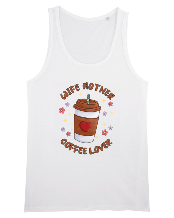 pentru mamele iubitoare de cafea - Wife mother coffee lover White