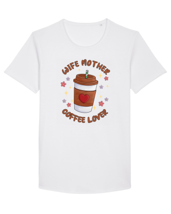 pentru mamele iubitoare de cafea - Wife mother coffee lover White