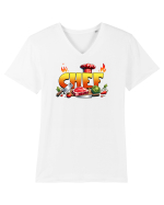 pentru pasiune culinară - Chef Tricou mânecă scurtă guler V Bărbat Presenter