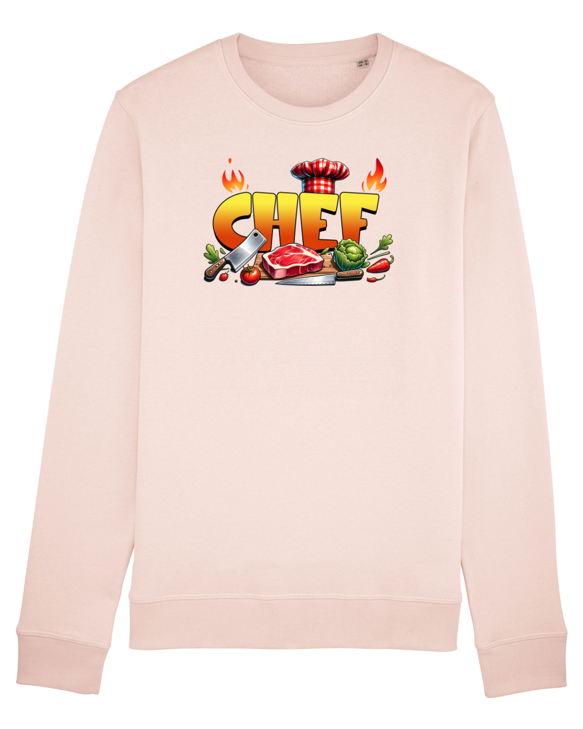 Bluză mânecă lungă Unisex Rise Candy Pink