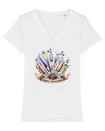 pentru pasiune culinară - Choose your weapon in the kitchen Tricou mânecă scurtă guler V Damă Evoker