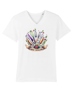 pentru pasiune culinară - Choose your weapon in the kitchen Tricou mânecă scurtă guler V Bărbat Presenter