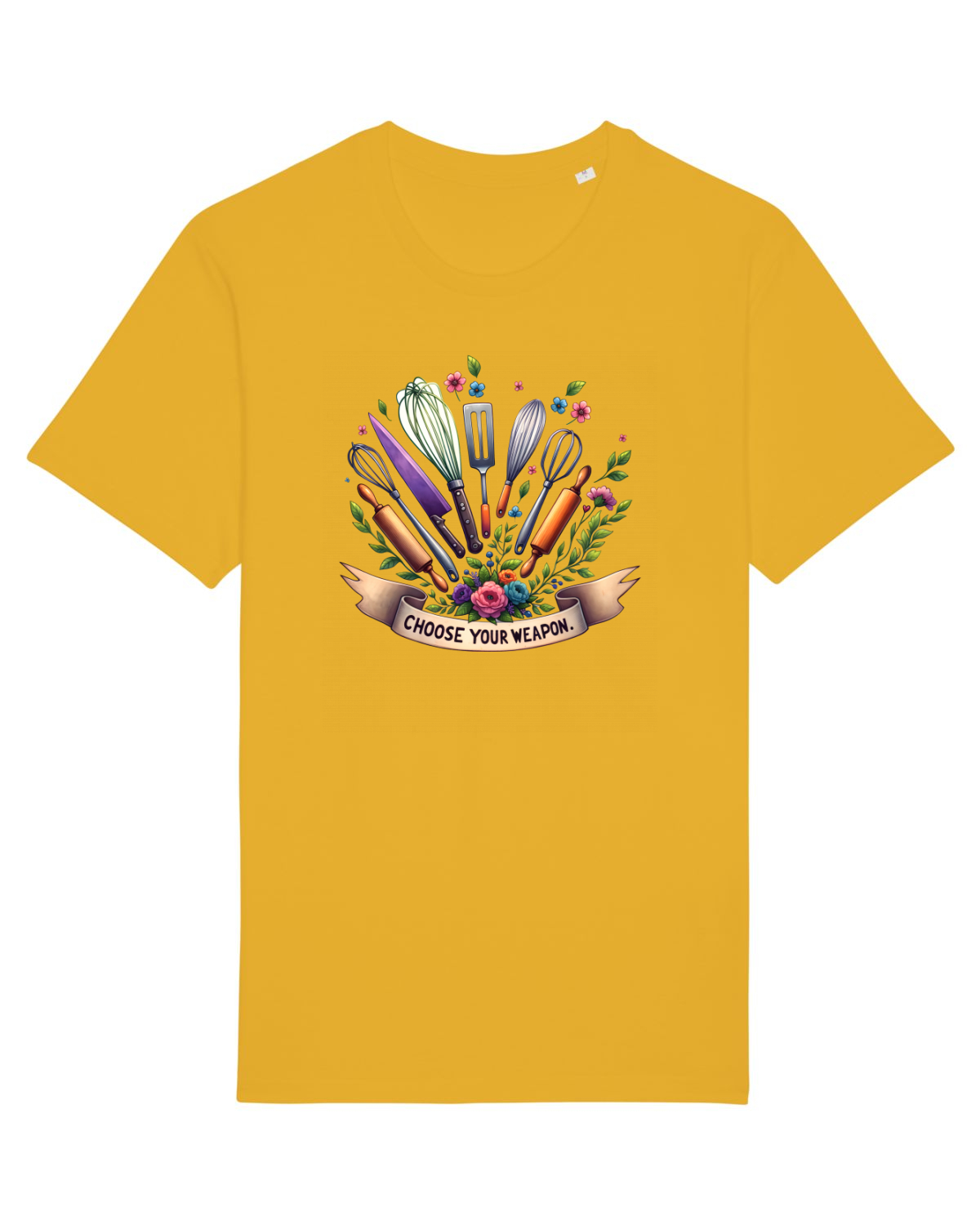 Tricou mânecă scurtă Unisex Rocker Spectra Yellow