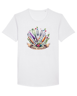 pentru pasiune culinară - Choose your weapon in the kitchen Tricou mânecă scurtă guler larg Bărbat Skater