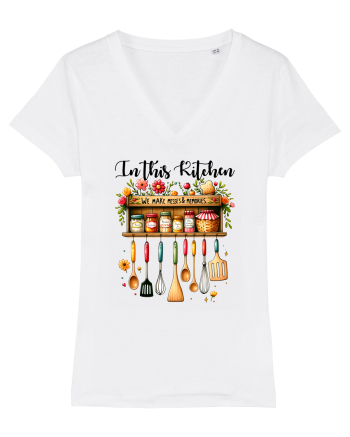 pentru pasiune culinară - In this kitchen we make messes and memories White