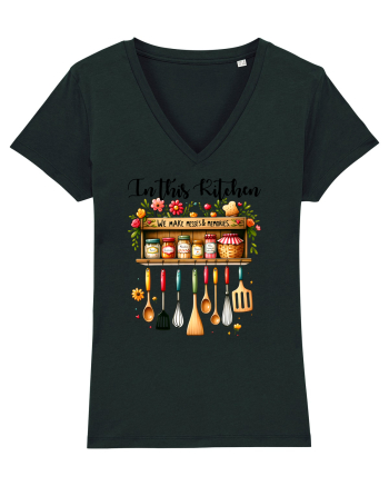 pentru pasiune culinară - In this kitchen we make messes and memories Black